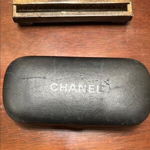 Chanel Black Glasses Case